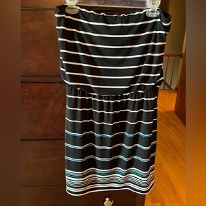 Strapless White House Black Market Dress